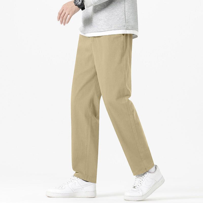 Straight-Fit Casual Trousers