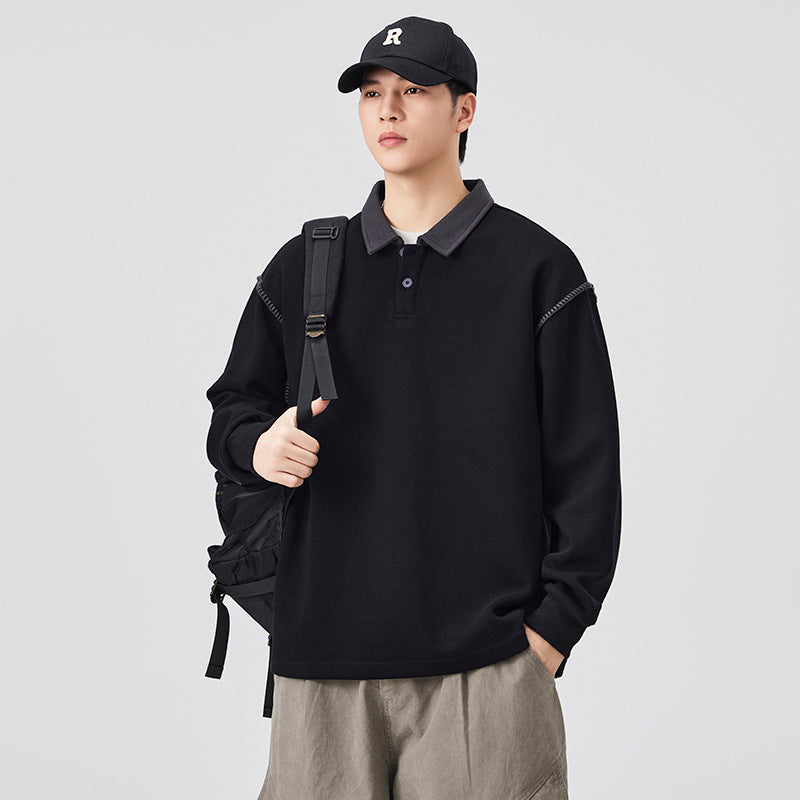 Men's oversized polo shirt.