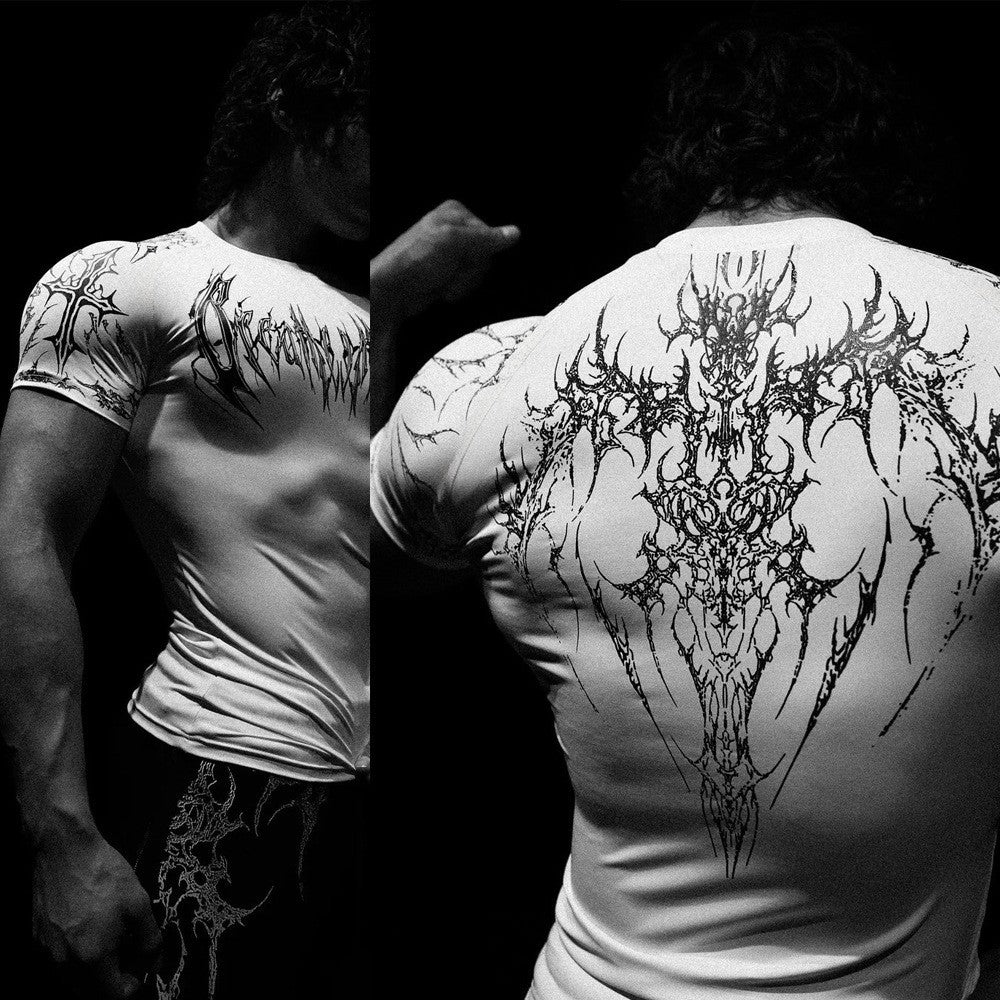 Gothic Sigil Compression Tee
