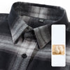 [Cotton flannel] black check