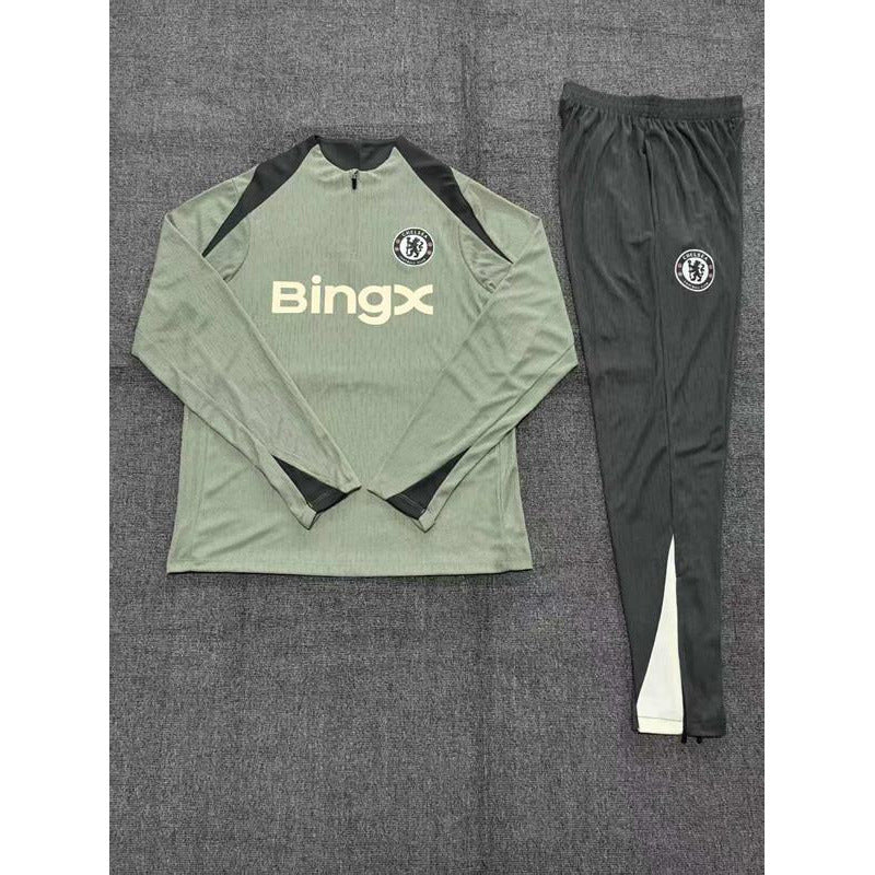 Football Club Quarter Zip Training Top and Pants Set