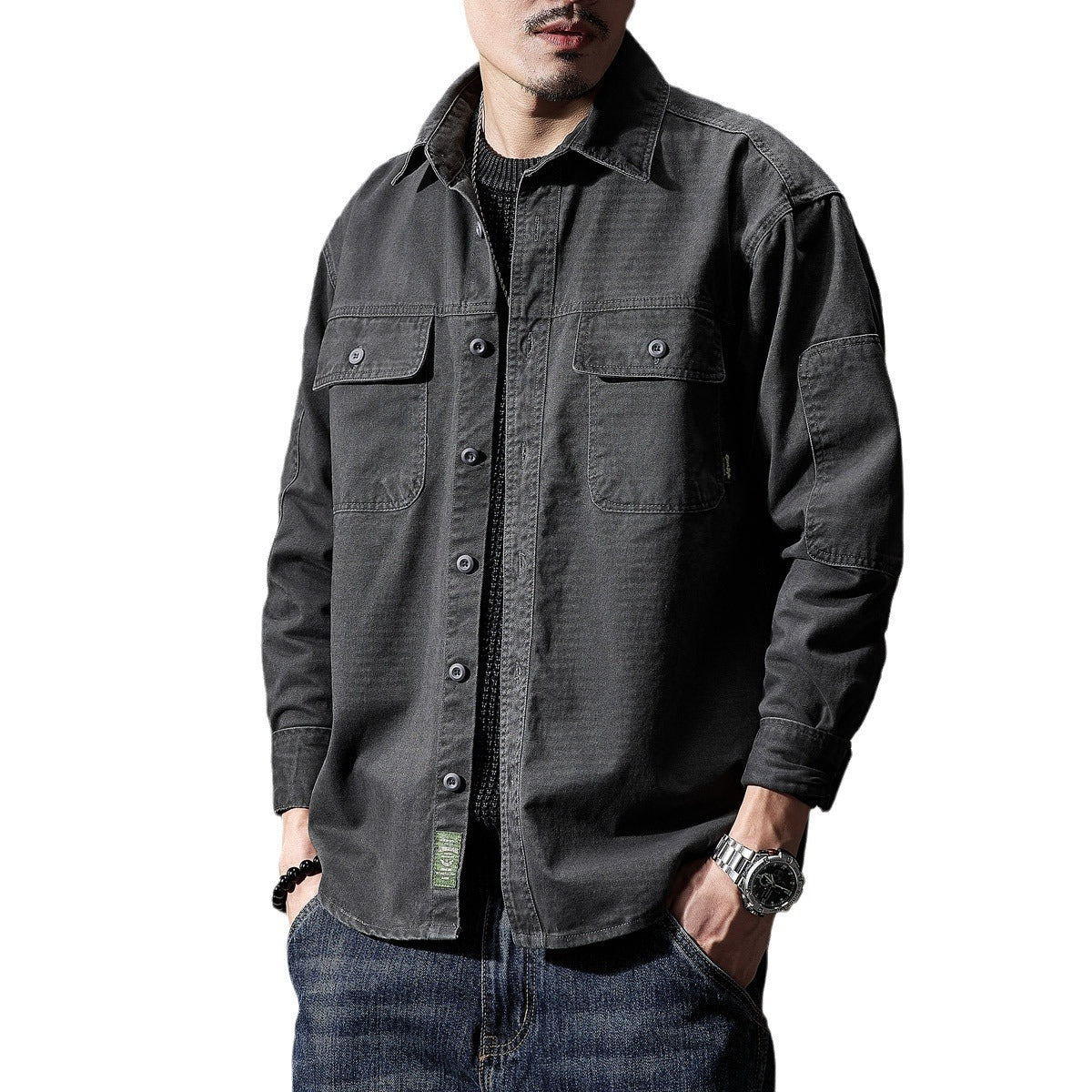 Vintage-Style Overshirt