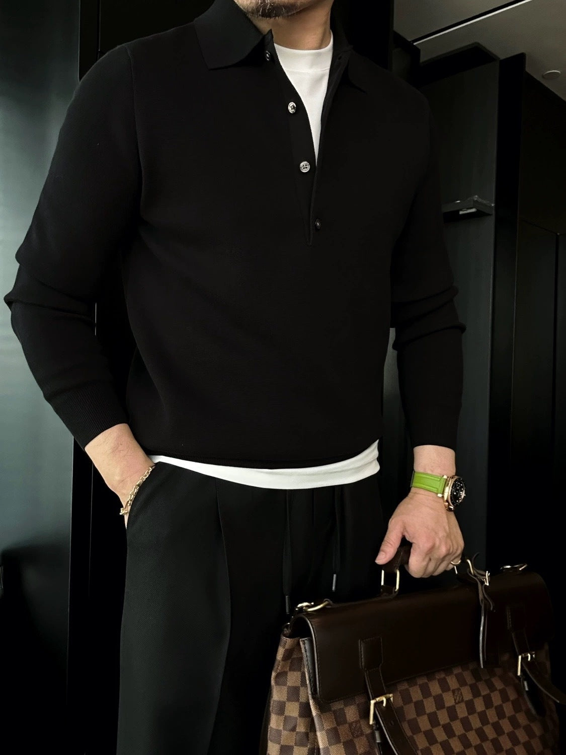 Premium Knitted Polo Shirt