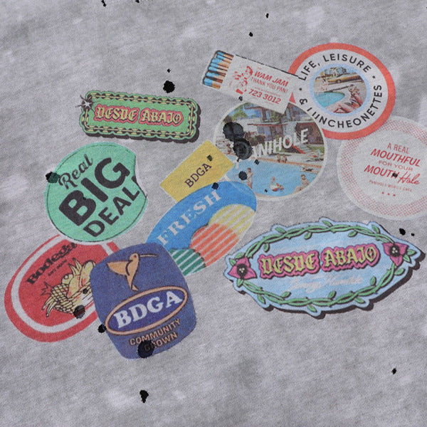 Splatter Print Graphic Tee