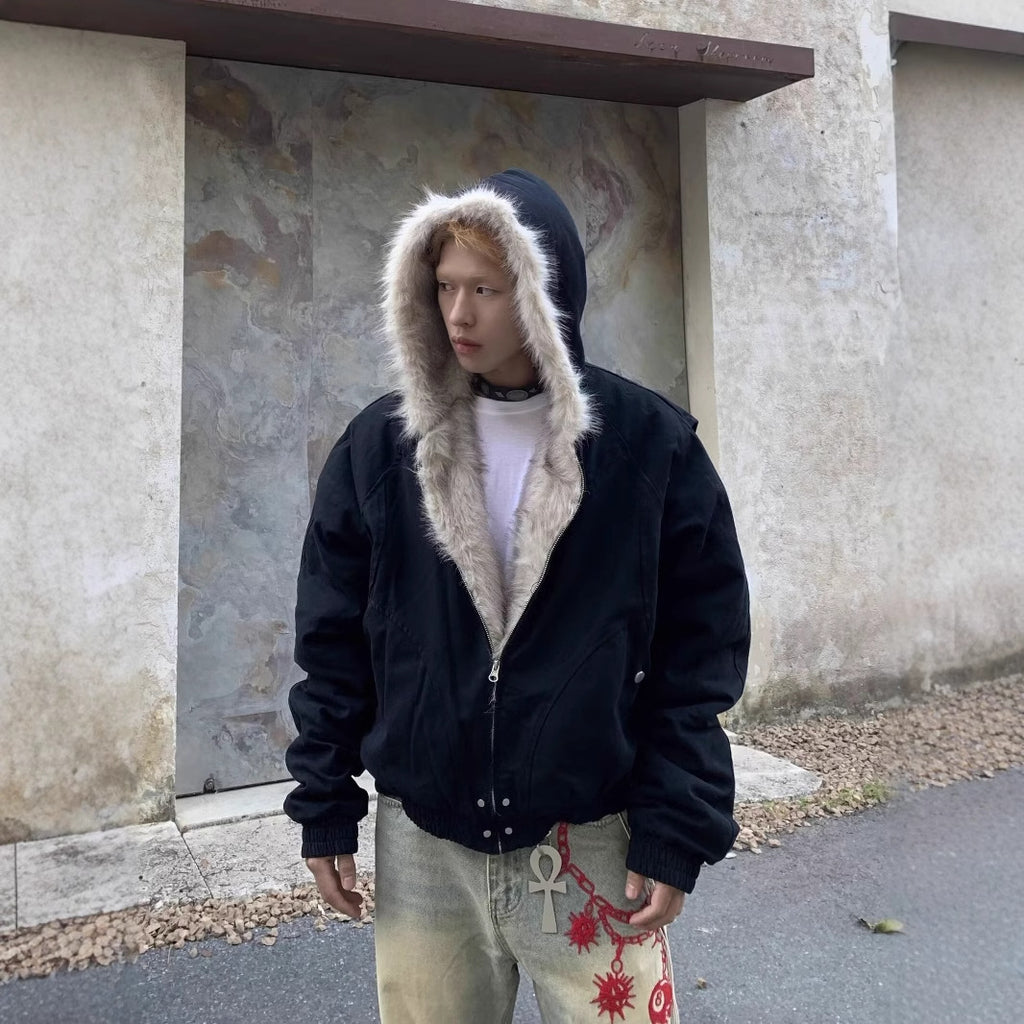 American retro collar jacket