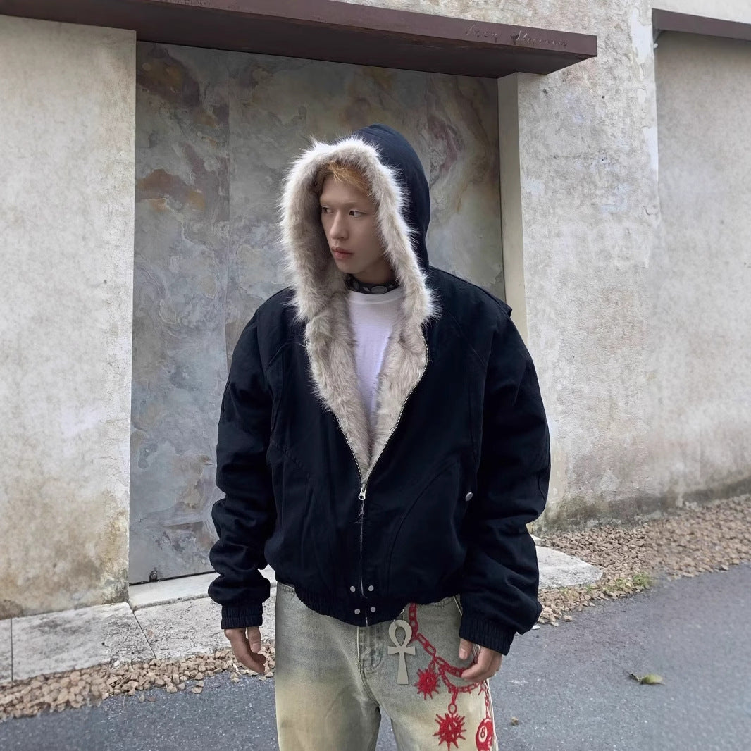 American retro collar jacket