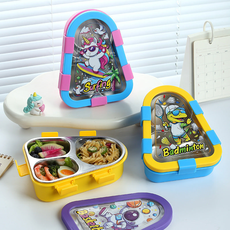 Cartoon Stainless Steel Lunch Box