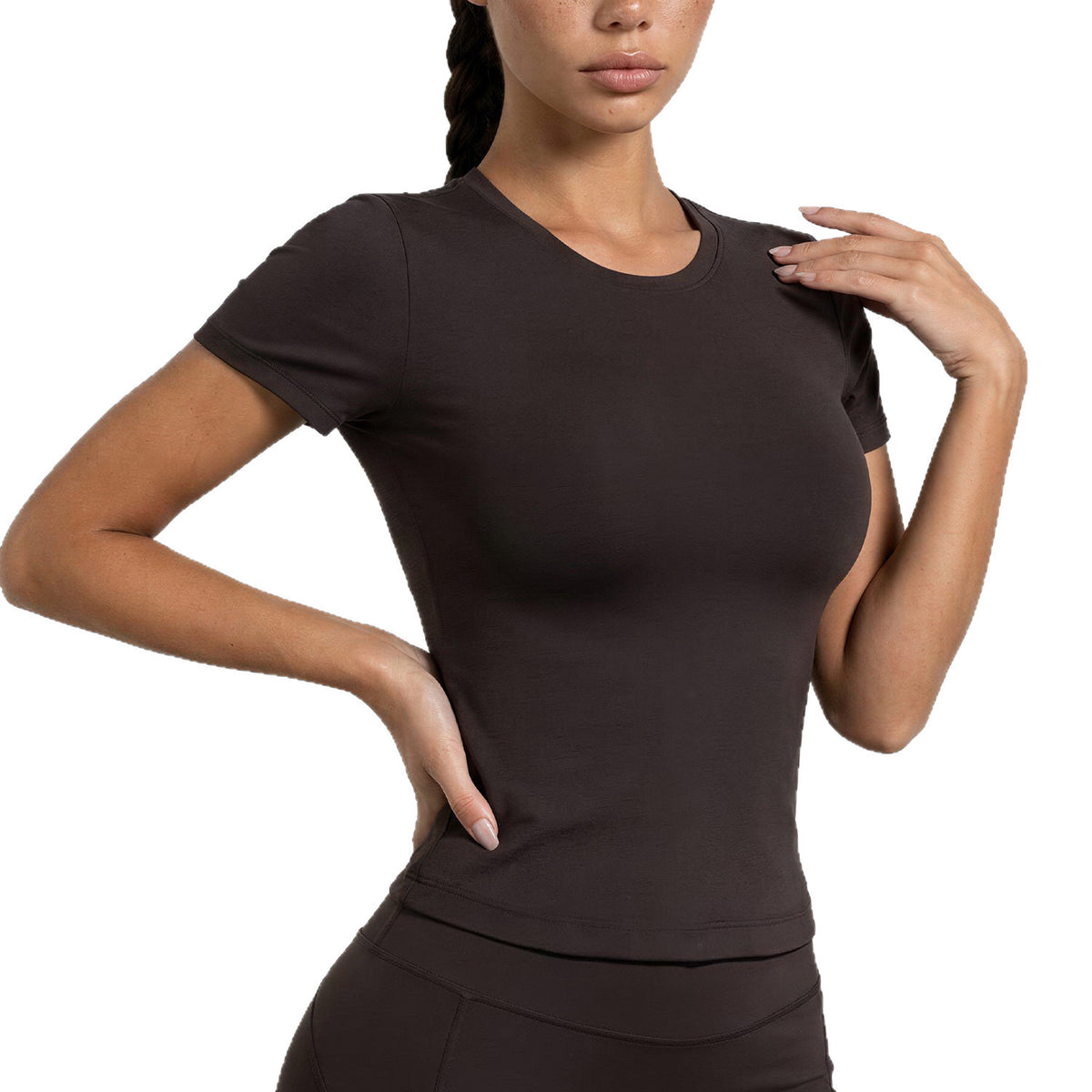 Crew-Neck Yoga T-Shirt
