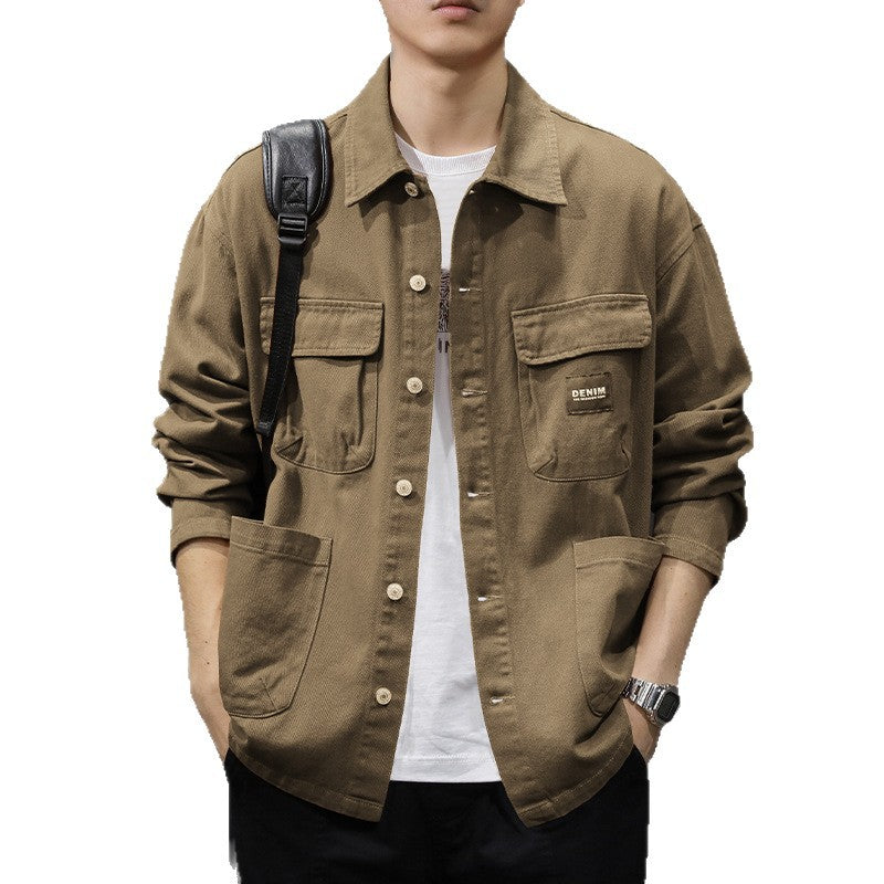 Multi-Pocket Shirt Jacket
