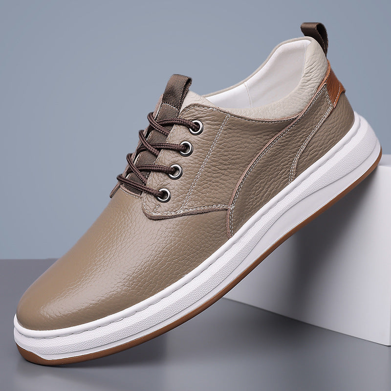 Men's Leather Casual Sneakers