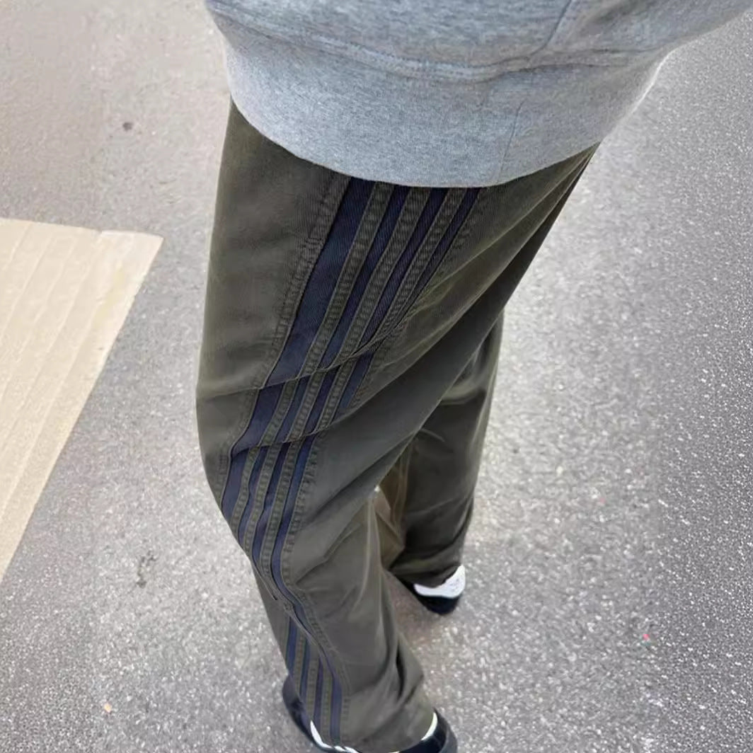 Striped Relaxed Fit Trousers