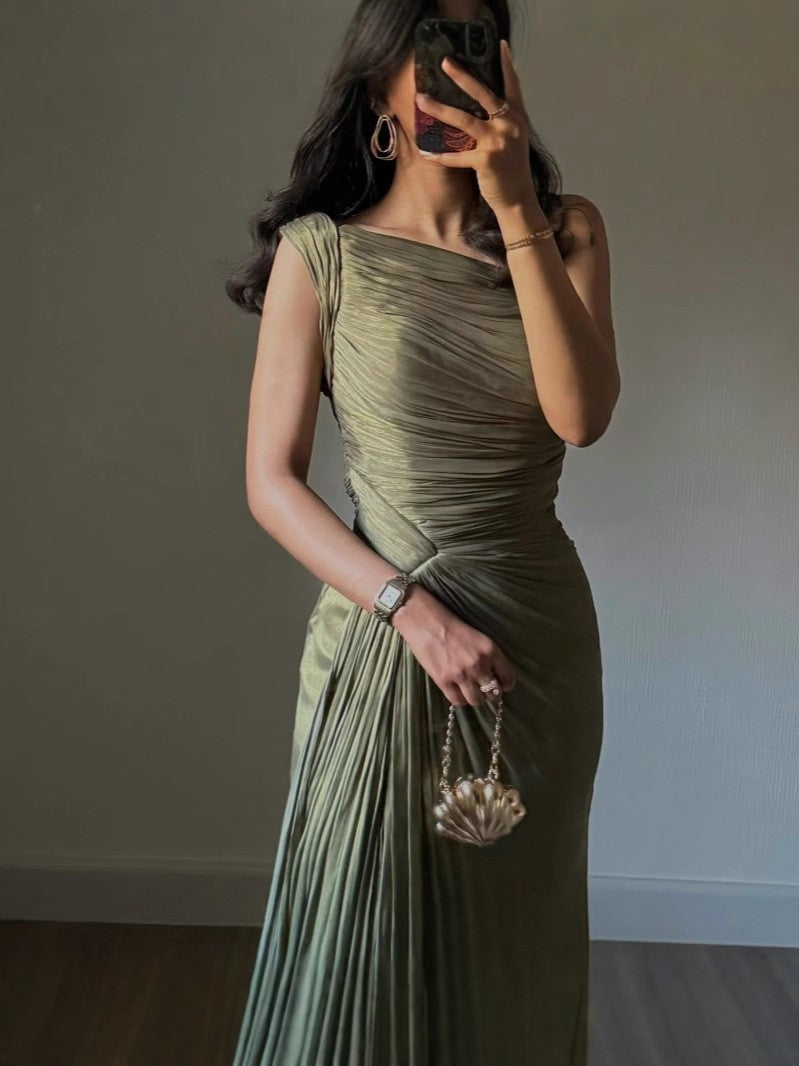 Seraphina Draped Evening Gown