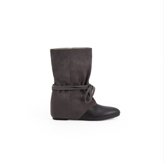 Pointed-Toe Strap Boots