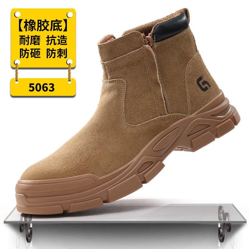 anti-puncture safety work wear-resistant shoes