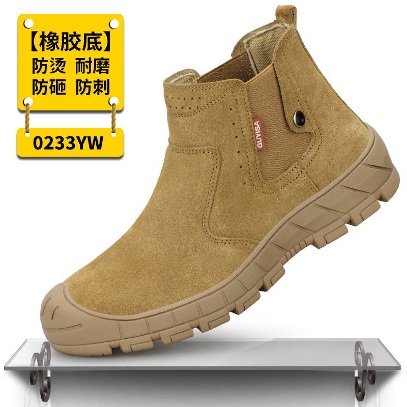 anti-puncture safety work wear-resistant shoes