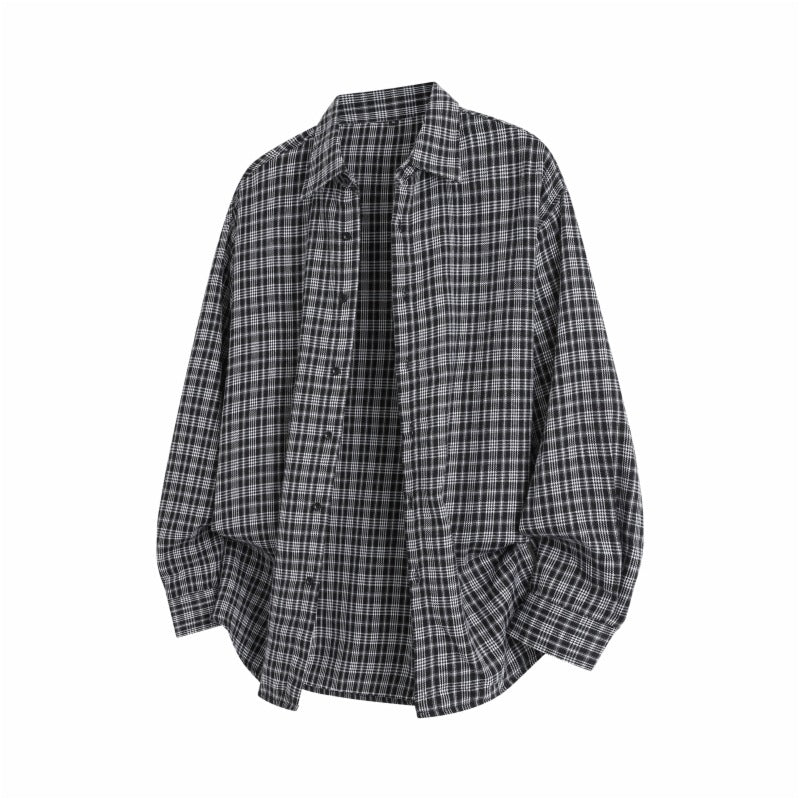 Oversized Plaid Flannel Shirt