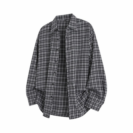 Oversized Plaid Flannel Shirt