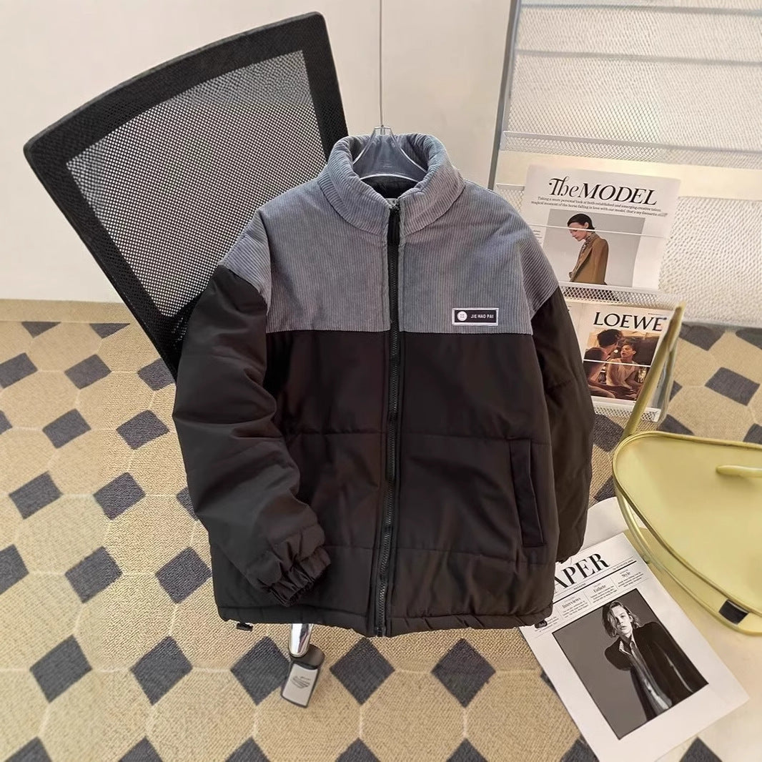 Men's Stand-Collar Puffer Jacket