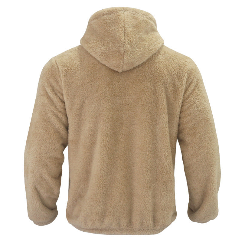 Men's Flag Patch Fleece Hoodie