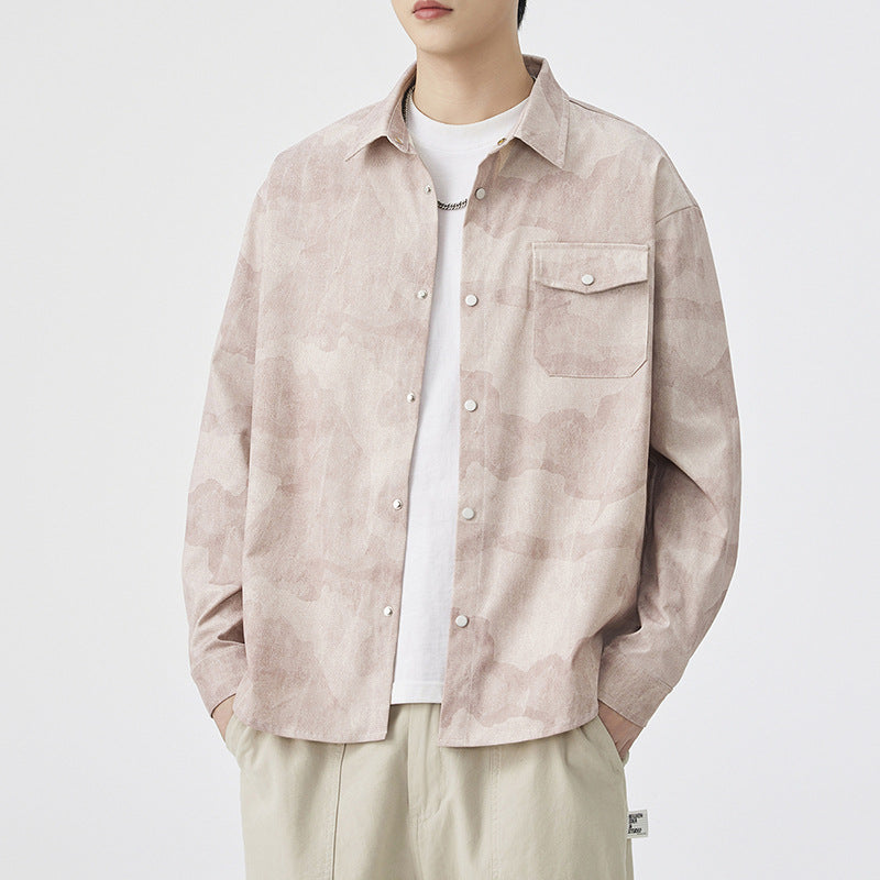Tie-Dye Workwear Overshirt