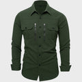 Multi-Pocket Tactical Utility Shirt