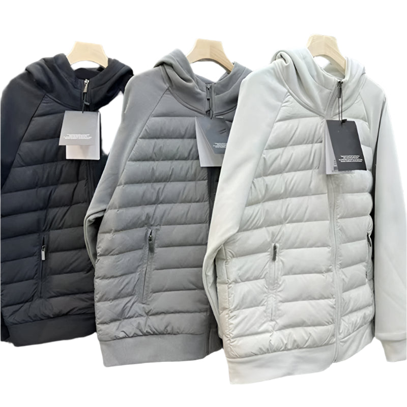 Hybrid puffer jacket