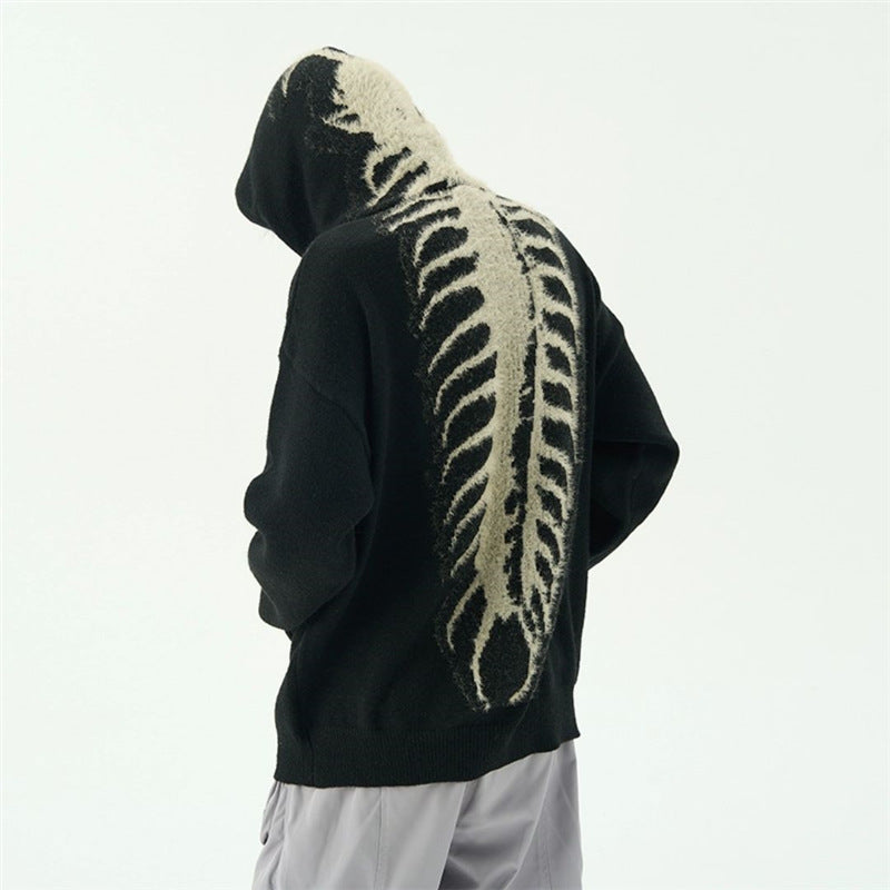 Spine Knit Hoodie