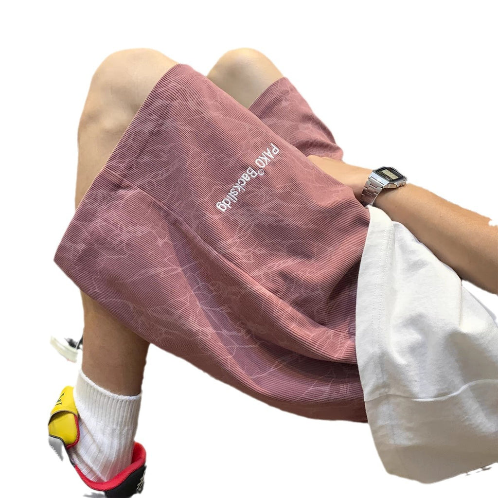 Casual Embroidered Athletic Shorts