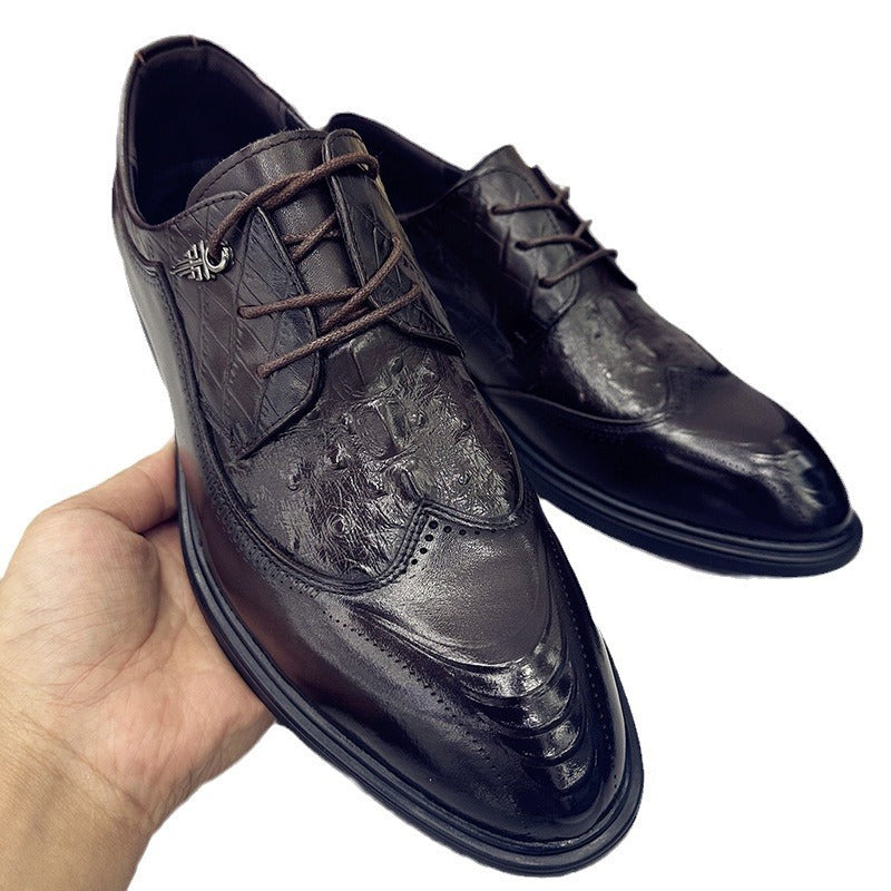 Men's Brogue Lace-up Oxfords