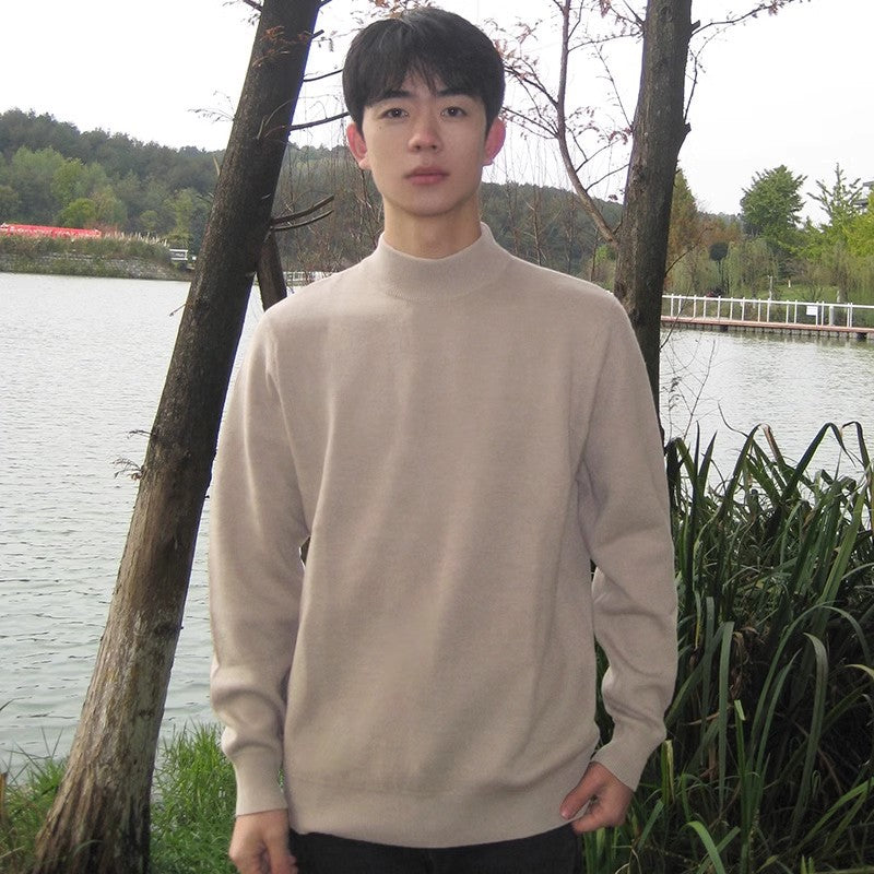 Mock Neck Knit Pullover
