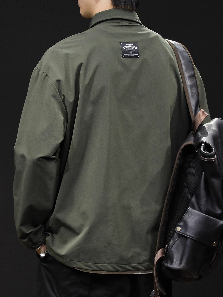 Utility Patch Polo Pullover
