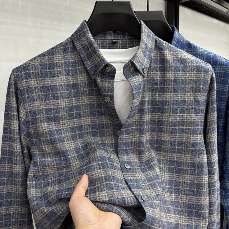 Premium Brushed Plaid Shirt