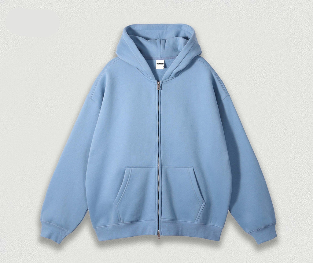 Heavyweight Thermal Dual-Zip Hoodie