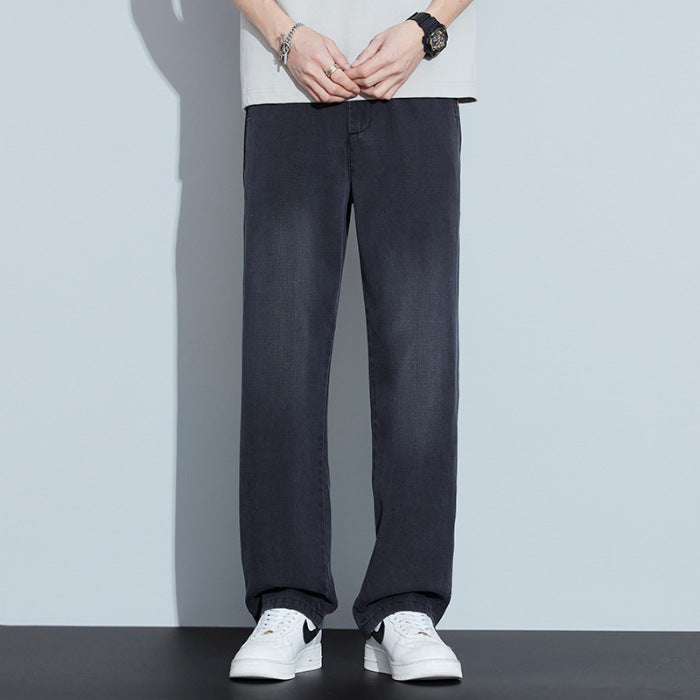 Relaxed Fit Denim Trousers