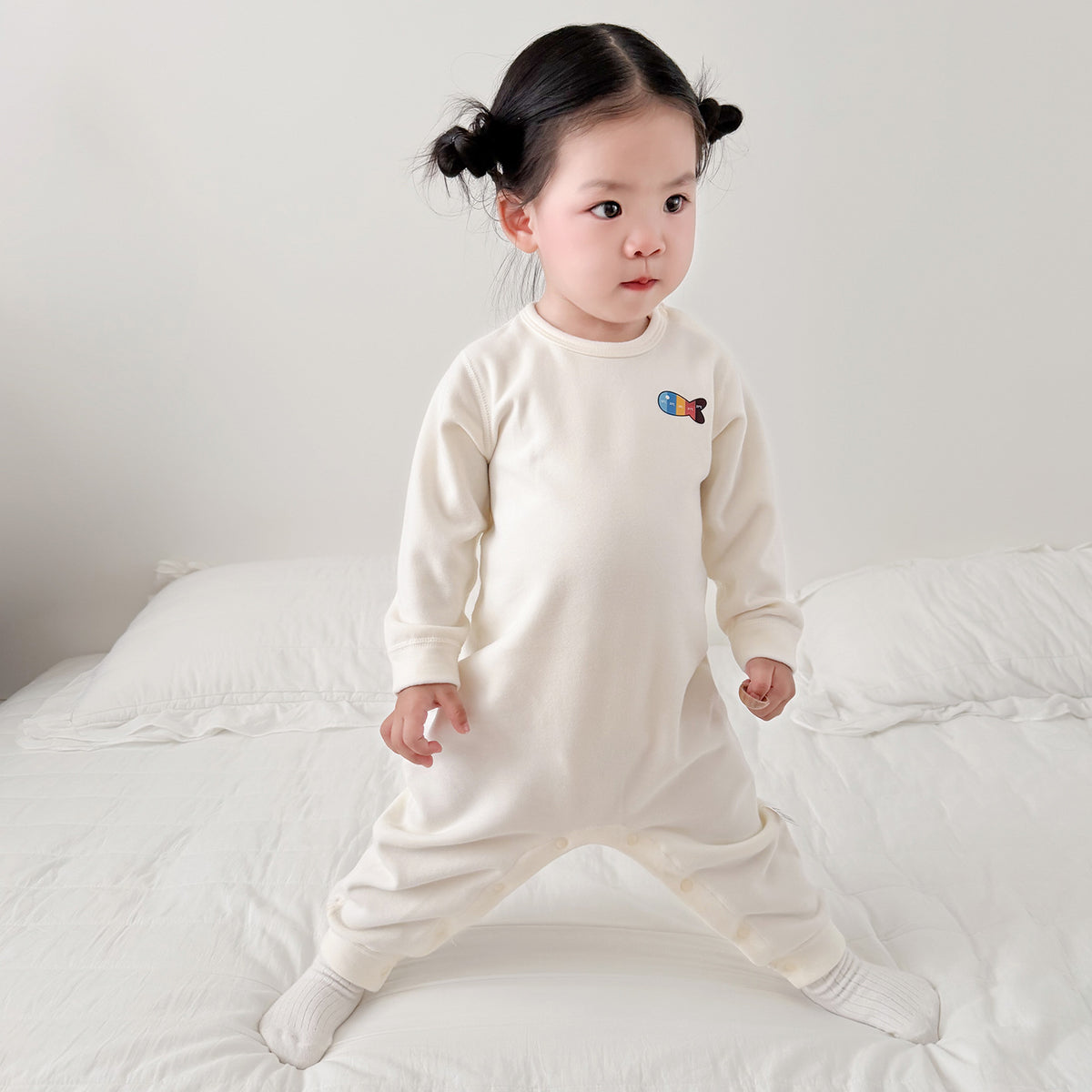 Mulberry Silk Warm Baby Jumpsuit
