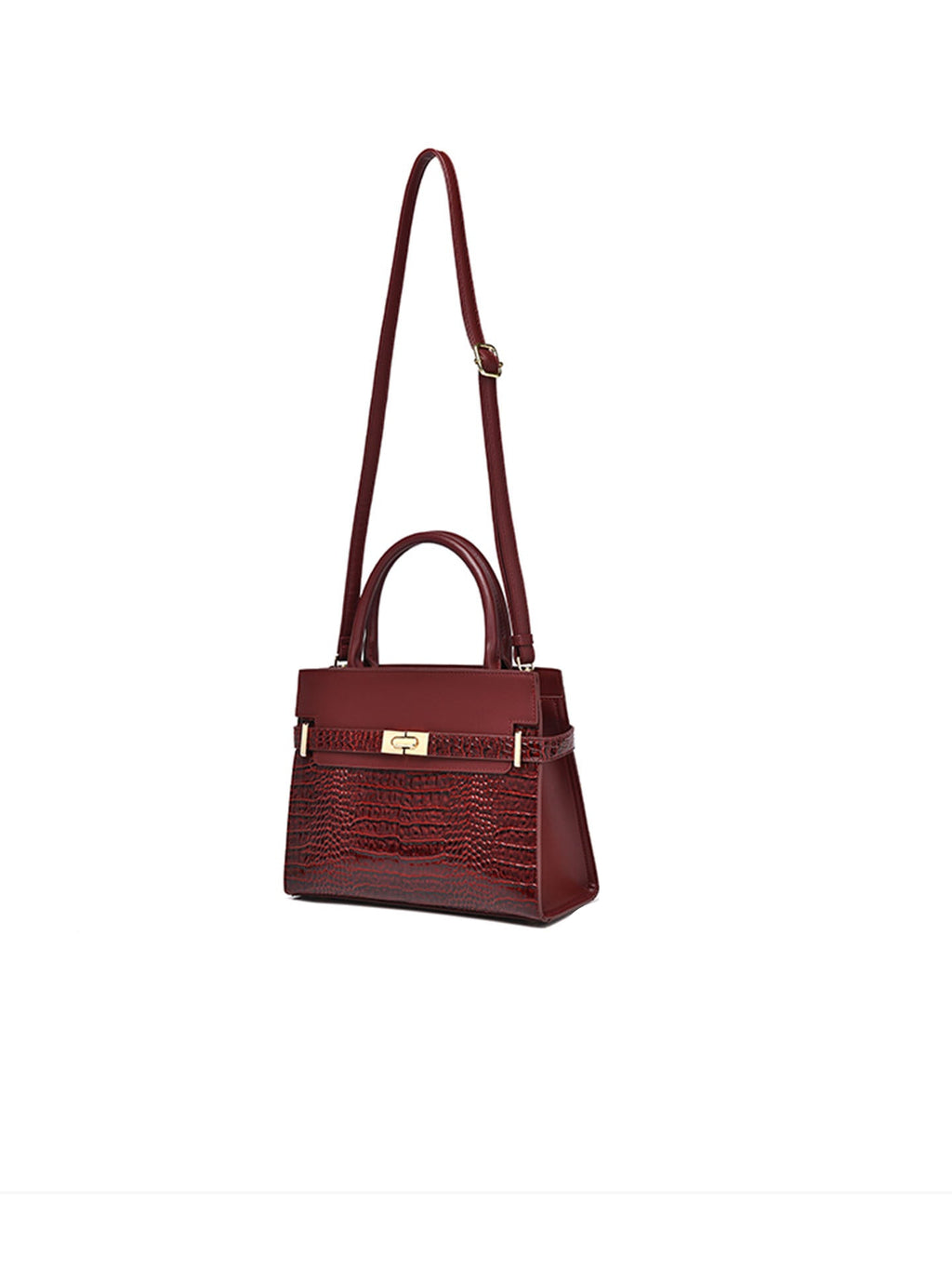 Crocodile-Texture  Handbag