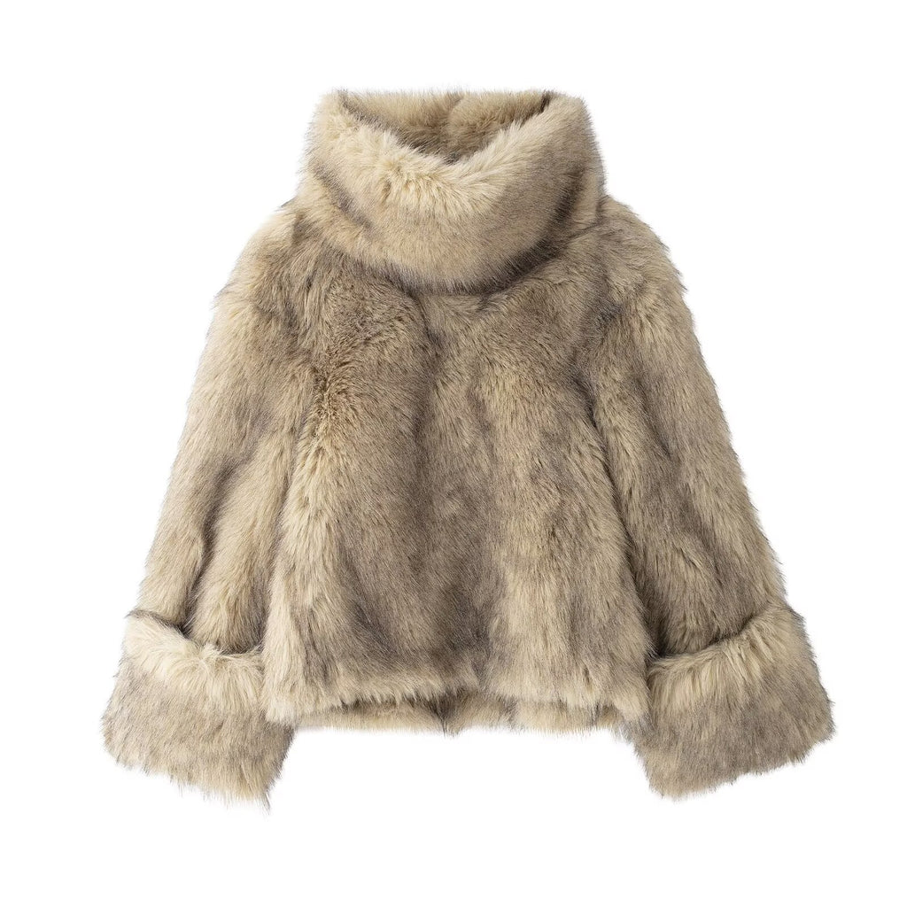 Women's Relaxed Faux Fur Jacket