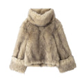 Women's Relaxed Faux Fur Jacket