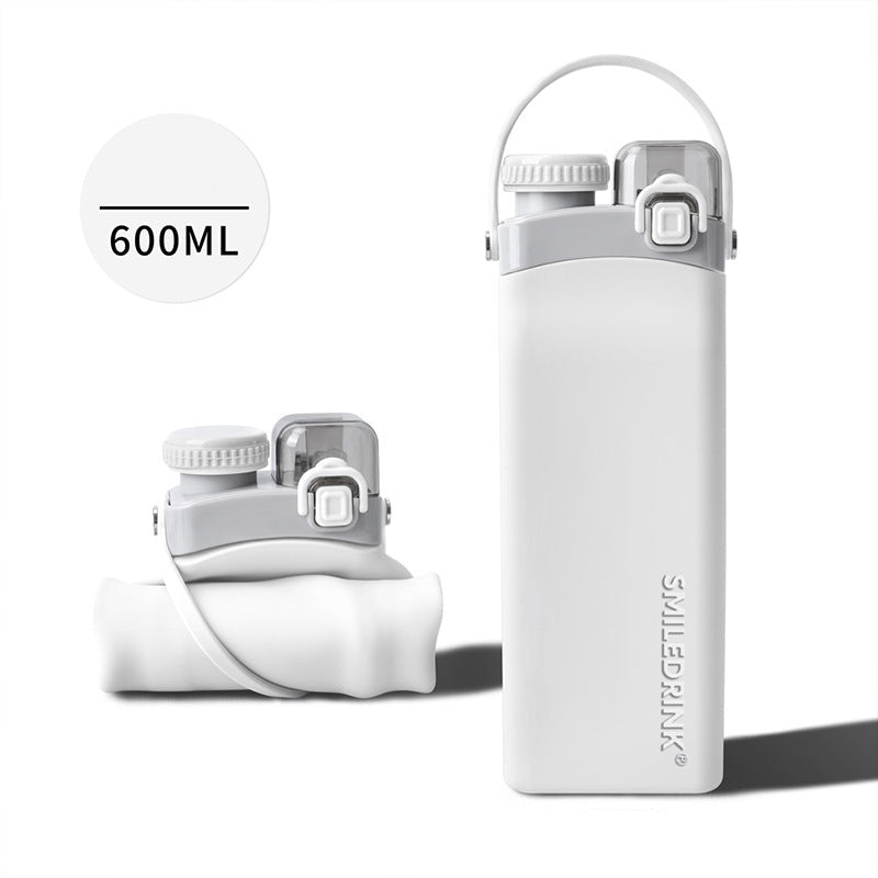 600ml Collapsible Silicone Water Bottle