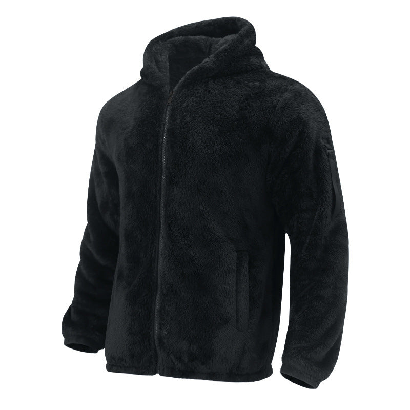 Men’s Plush Sherpa Zip Hoodie