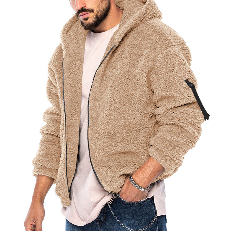 Men’s Plush Sherpa Zip Hoodie