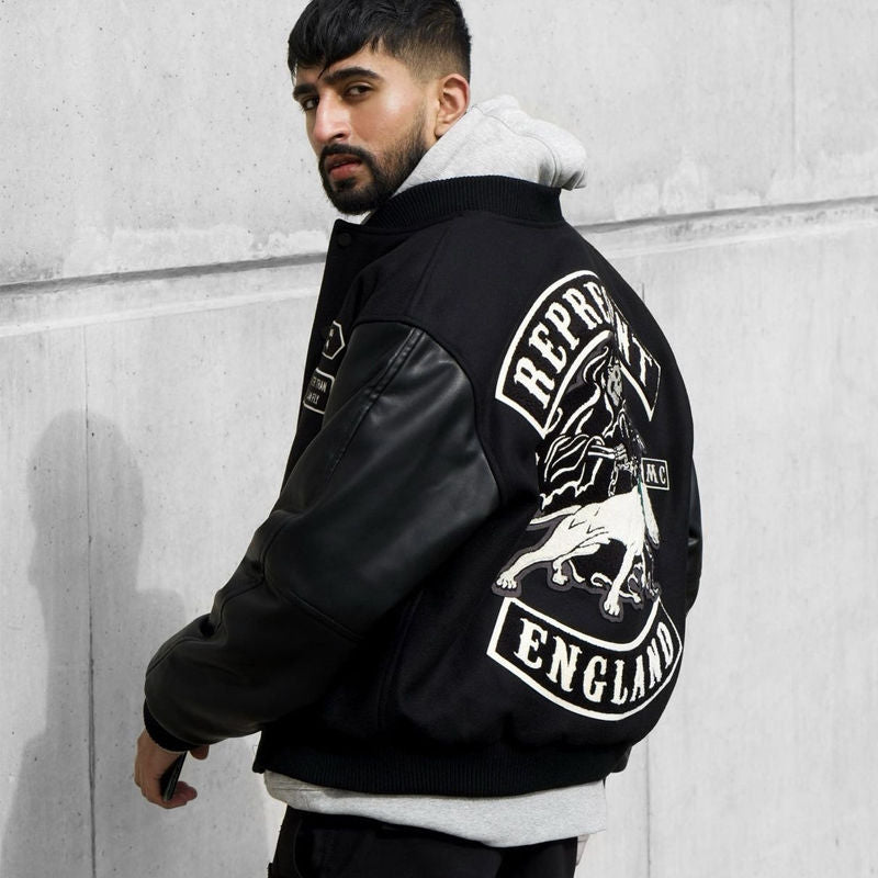 Varsity-Style Statement Jacket
