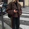 Women's woolen jacket coat