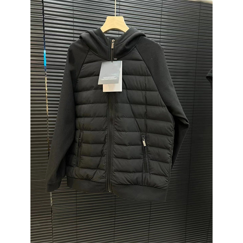 Hybrid puffer jacket