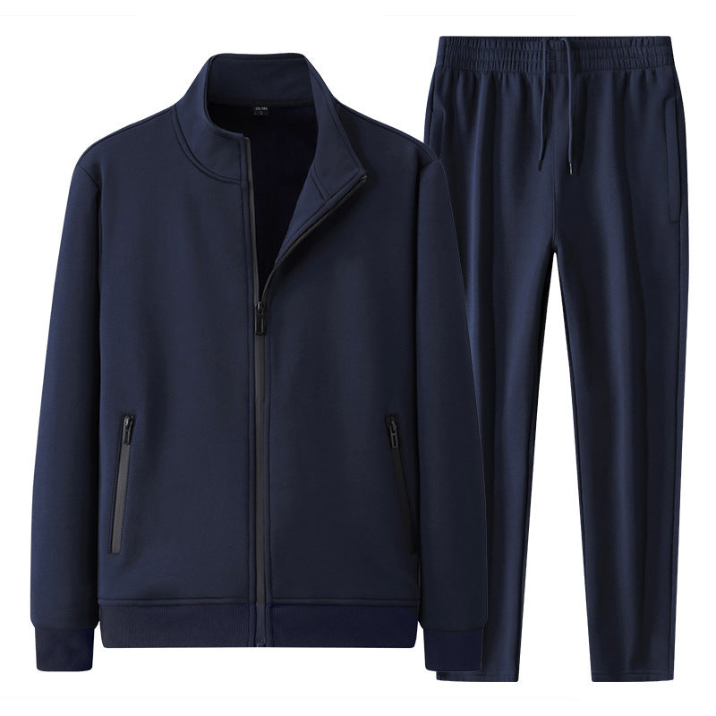 Men's Zip-Up Warm Tracksuit