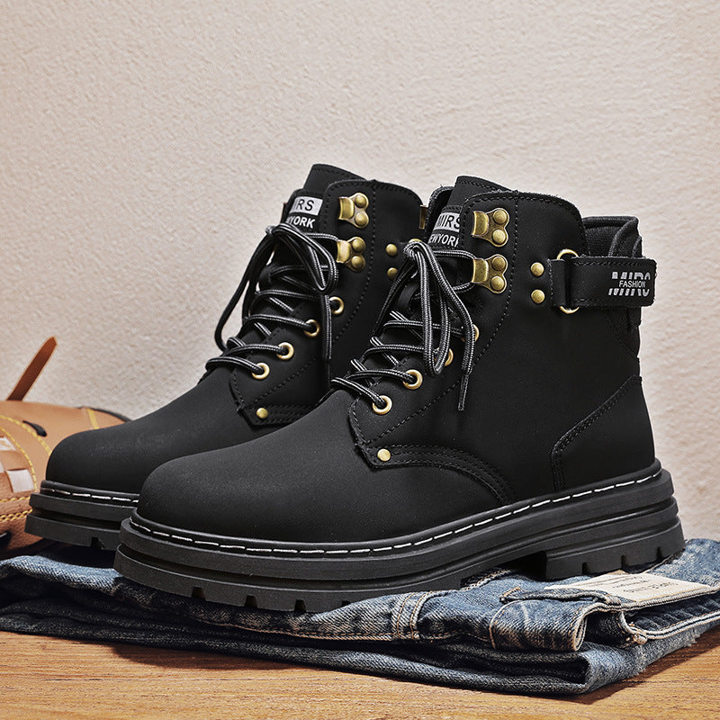 Urban Heritage High-Top Leather Utility Boots