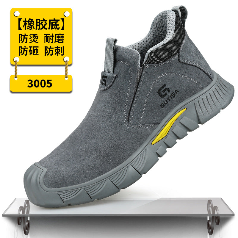 anti-puncture safety work wear-resistant shoes
