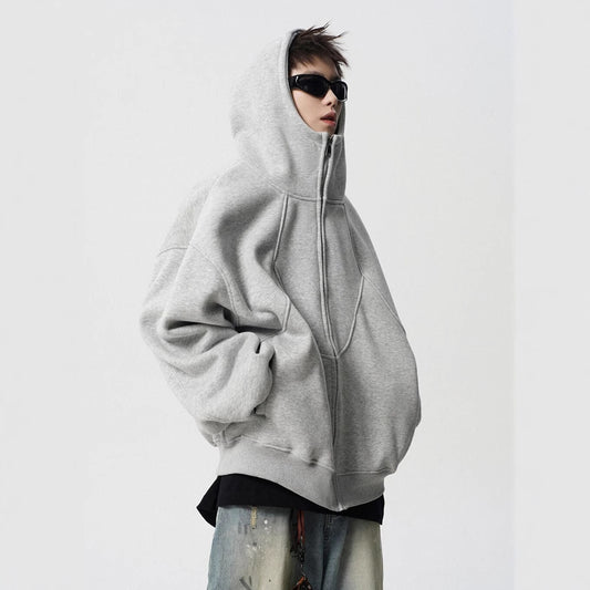 Oversized Zip-Up Hoodie
