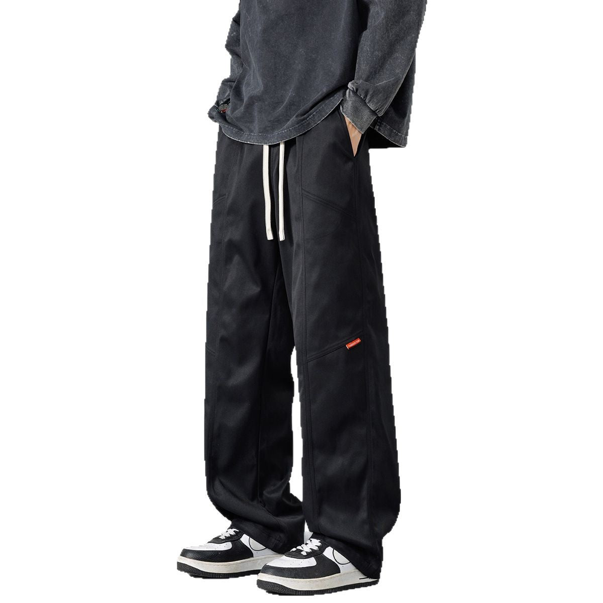 Loose Fit Casual Trousers