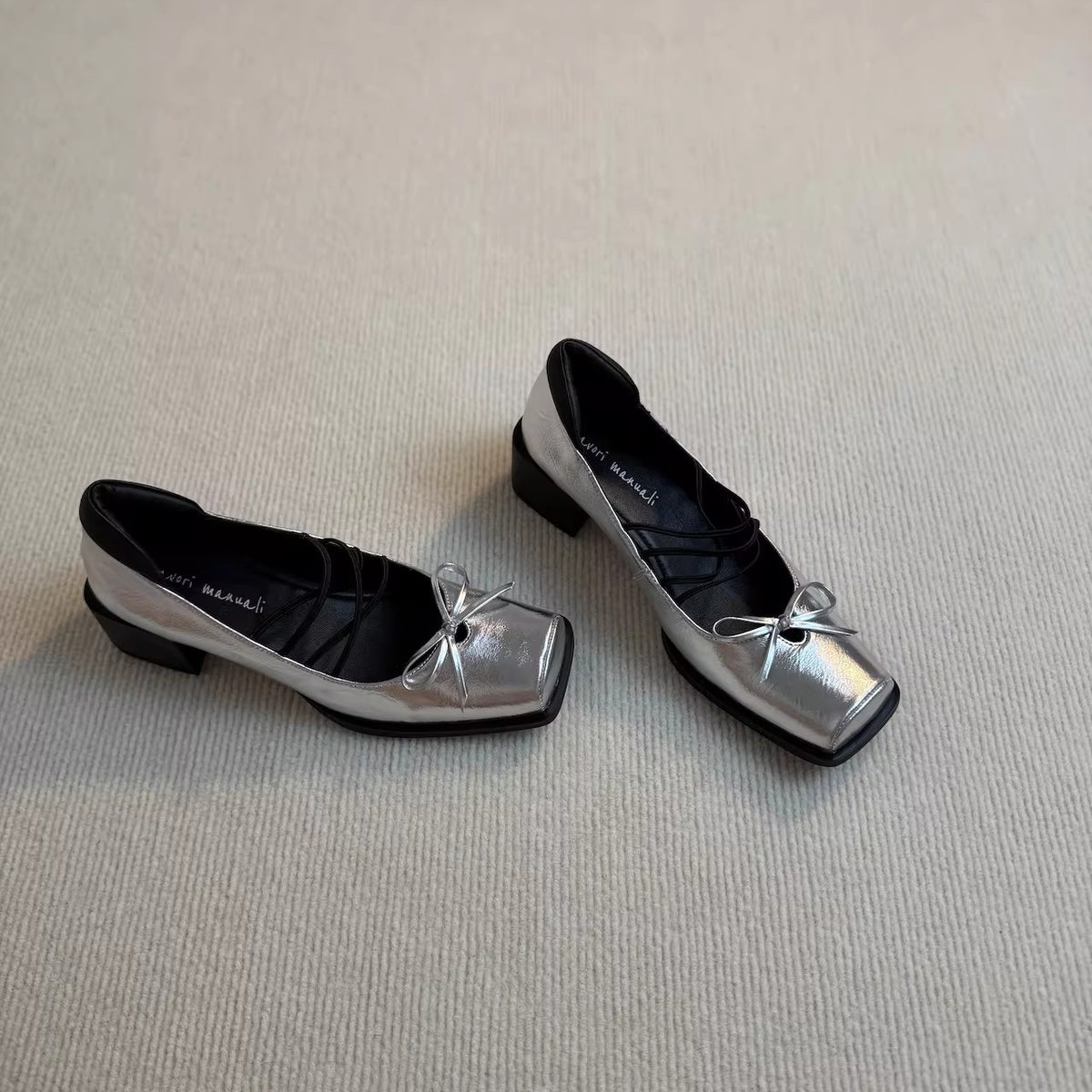 Bow Block-Heel Mary Janes